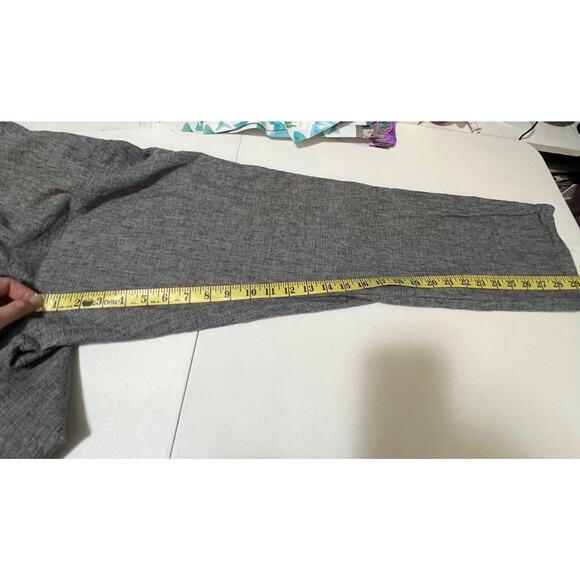 Old Navy Loose Taper Linen Blend Pants Gray Size L Lightweight Casual Comfort - Picture 7 of 8